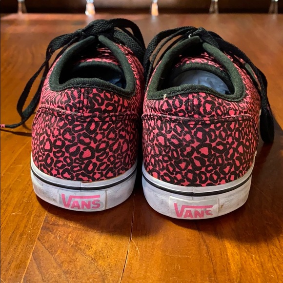 Vans Pink & Black Cheetah print sneakers - Picture 5 of 9